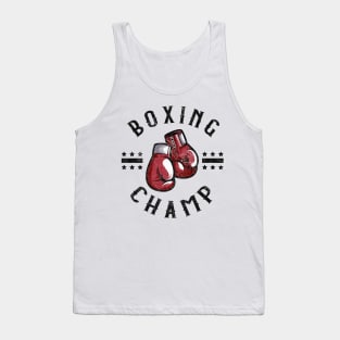 Boxing Champ Martial Arts Boxing Fighter Boxer Tank Top